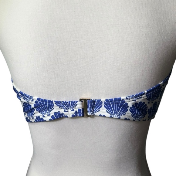 KATE SPADE Blueberry Shell Print Bandeau Bikini swim Top & Bottom set NWT - Picture 7 of 12
